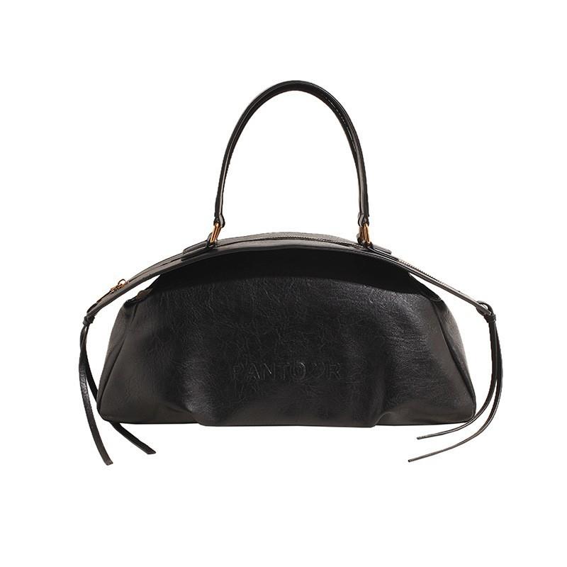 Feel Underarm Bag Ladies 2026 Winter Fashion Shoulder Bag Simple Casual Niche Handbag чёрный