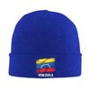Venezuela Flag Venezuelan Beanie Hats  Knitting Hat Adult Unisex Vintage Head Wrap Caps Winter Hippie Design Bonnet Hats