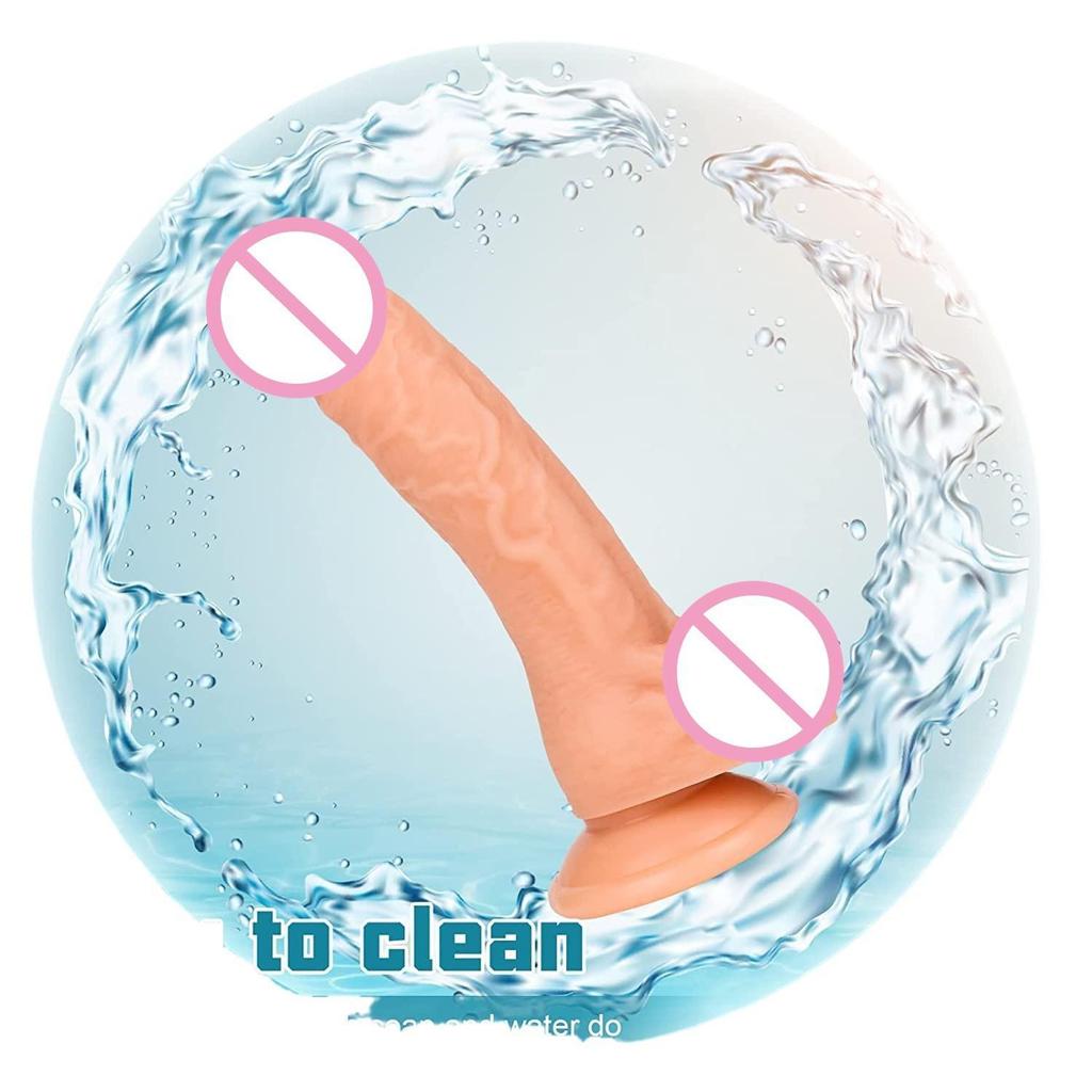 7-Zoll-Penis aus simuliertem PVC – Heißer Verkauf, weiblicher Masturbator, gefälschter Penis, Sexspielzeug für Erwachsene