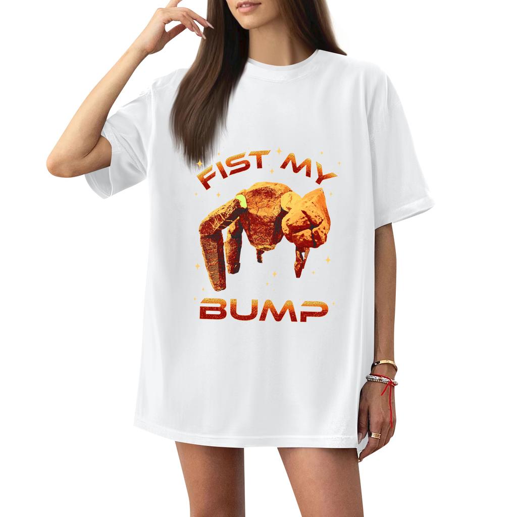 Women's Casual Printed T-Shirt Round Neck Pullover Short Sleeve Top