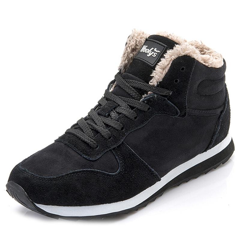 2025 Men Boots Winter Sports Ankle Boots Thickened Plus Size Women Casual Fashion Short Boots Cotton Shoes Platform Snow Boots