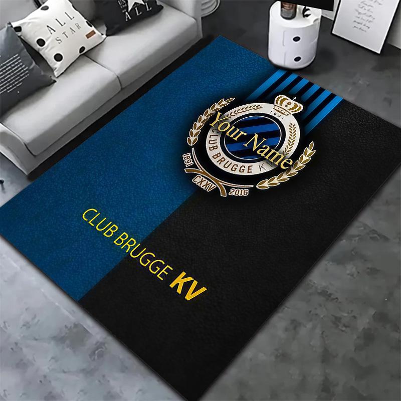 Club Brugge Kv Custom Name Carpet Rug For Living Room Bedroom Home Sofa Decoration Kids Play Nonslip Floor Mat