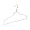 Cute Acrylic Crystal Clothes Hanger for Women's Seamless Clothing - Transparent with Gold Powder