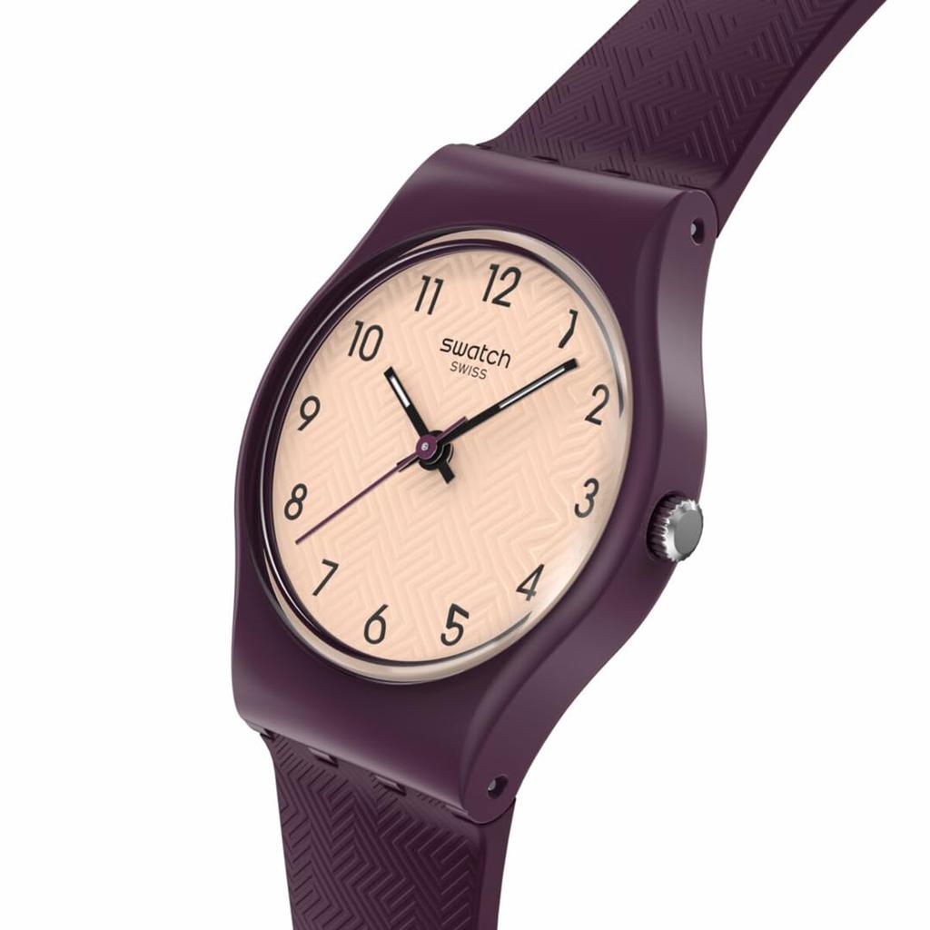 Swatch REPEAT CHIC LR138 Purple Wristwatch Women's
