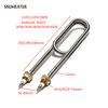 SNDHEATER 110V/220V/380V Folded Water Heating Element 2KW 3KW 6KW M16 M18 Copper Thread Boiling Machine Spare Part 250/290/340MM