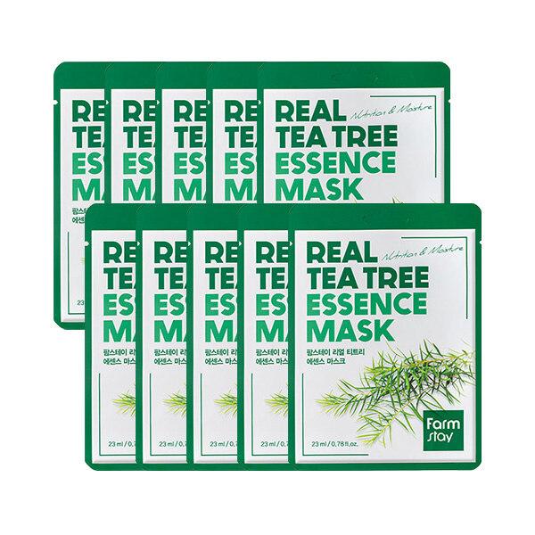 Farmstay_Real Tea Tree Essence Mask 23ml x 10 sheets