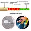 180*80cm/180*150cm Soft Flannel Heated Blanket Cover 4-Speed Temperature Control Winter Body Warm Mat Electric Heating Blankets