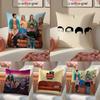 Fashion Geeky Humorous TThe Big Bang Theorys Cushion Cover Pillowcase Short Plush Invisible Zipper Room Sofa Cushion Cover
