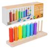 Non-Toxic Wooden Children'S Toy Number Calculation Rainbow Ring Toss For Kindergarten Montessori Teaching Aids Calculation Rack