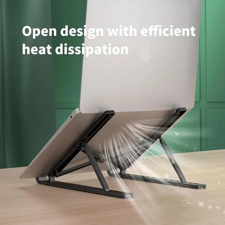 Adjustable Foldable Laptop Stand 7 Level Portable ABS Holder for MacBook Air Pro iPad Lenovo Tablet Notebook Computer Bracket