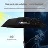 BBJS7 For BMW M Motorsport F10 F15 F25 F30 G20 G30 E39 E46 E60 E90 X1 X3 X4 X5 X6 X7 Car Automatic Folding Windproof Sunshade Umbrella
