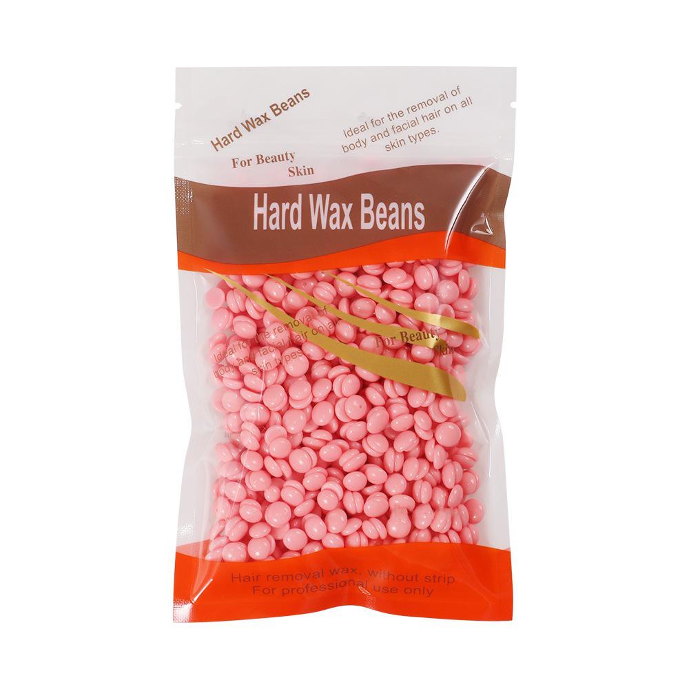 Amber Rose Hard Wax Beans for Hair Removal, 50g - Solid Cream, Paperless Depilatory Solution