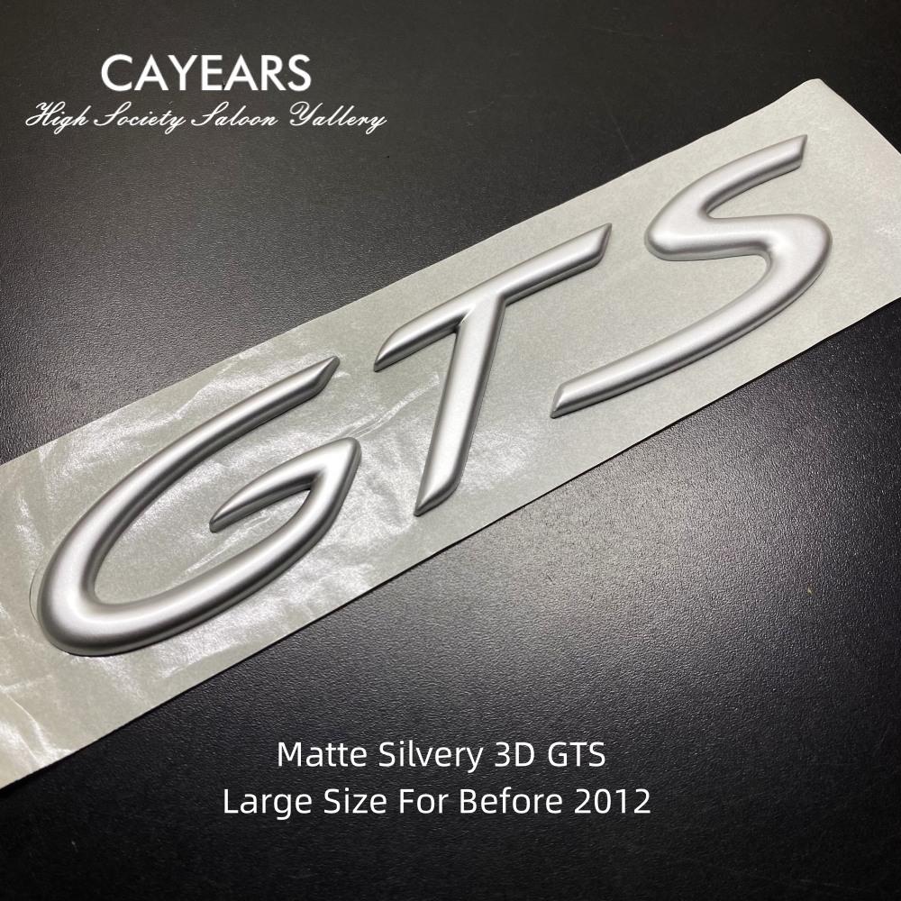 Cayears GTS GT1234 RS ABS Kunststoffen Sticker Badge Decals Racing Embleem Geschikt Na 2012 Voor Porsche Auto Carrosserie Achterklep