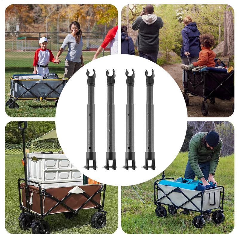 Folding Wagons Bracket Accessory Desktop Telescopic Pole For Camping Trolley Folding Table Leg Camping Cart Table Telescopic Rod