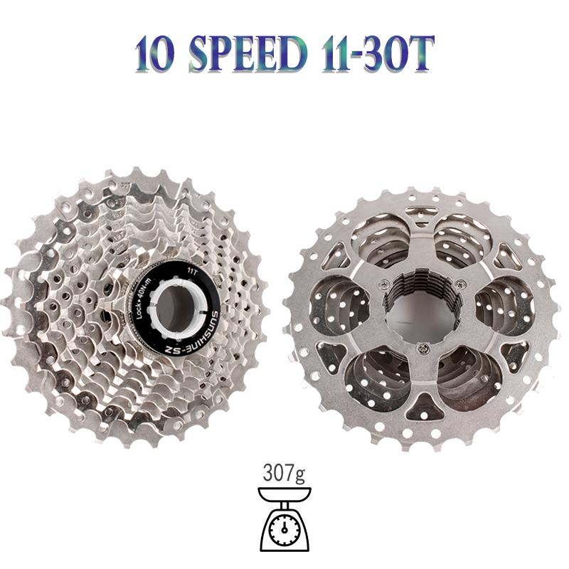 SUNSHINE Road Bike Freewheel 8 9 10 11 12 Speed Cassette 11-23T/25T/28T/30T/32T/34T K7 Bicycle Flywheel Sprocket for SHIMANO