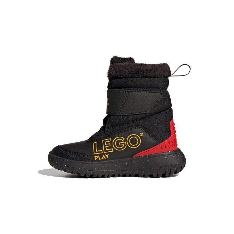 Stivali invernali LEGO x Adidas WINTERPLAY Antiscivolo, Resistenti all'abrasione, Termici per bambini Nero Rosso Giallo Bambini GW4420