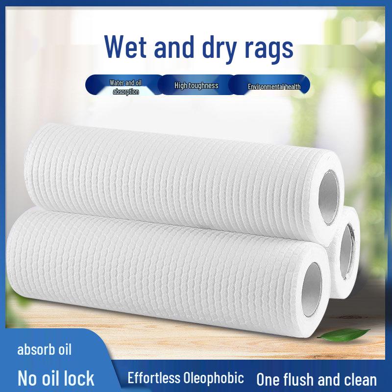 Kitchen Dual-Use Oil-Absorbent Disposable Wet Wipes