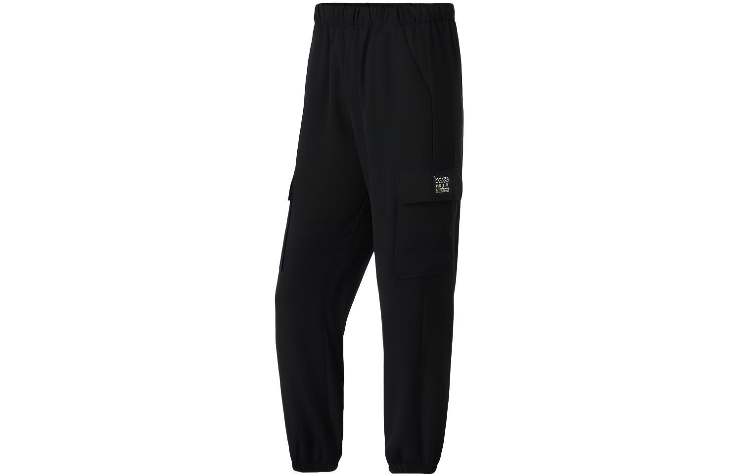 Li Ning Cargo Pants Women s Black Moderate Cuffed Pants AKXR078-2 XXXL
