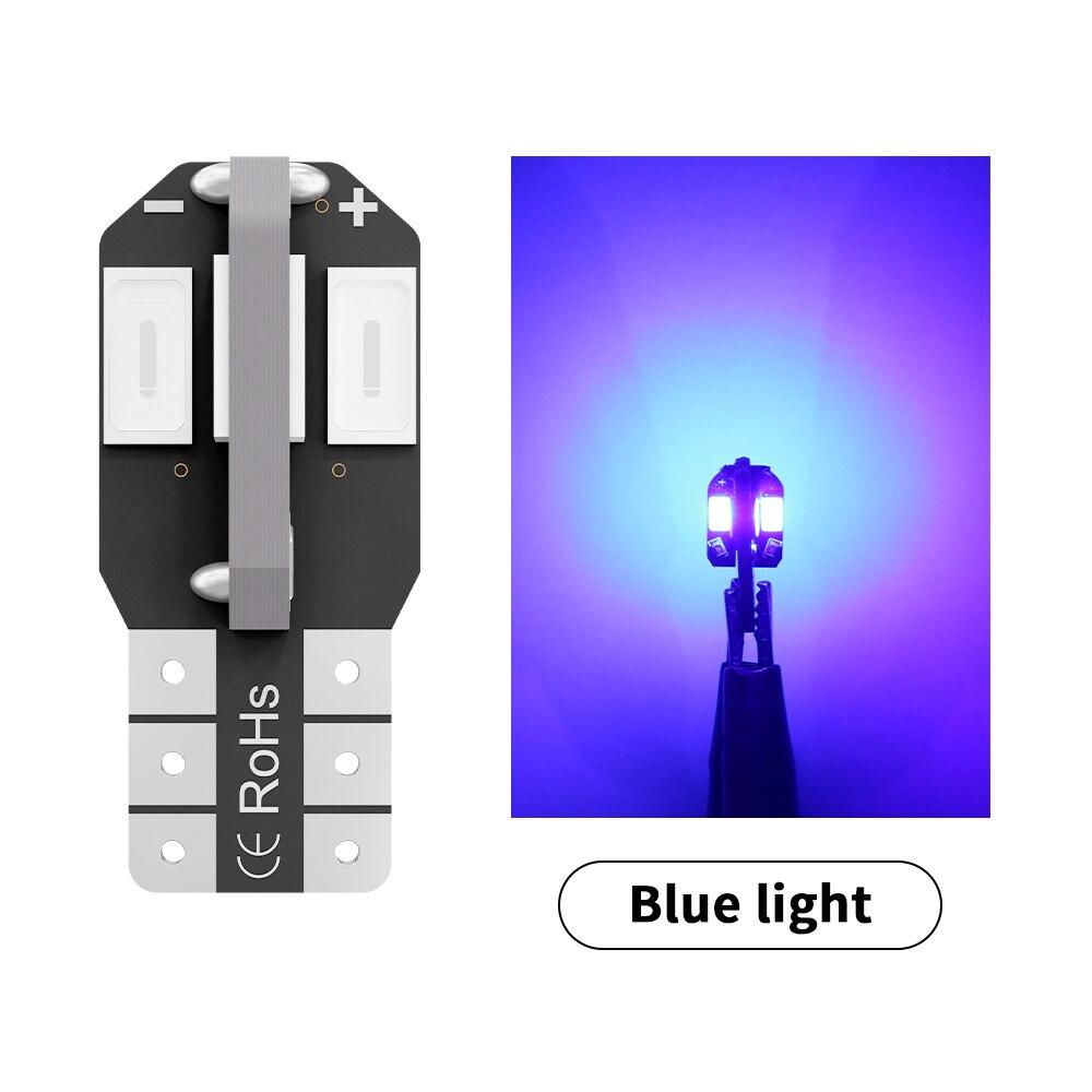 2PCS W5W T10 LED 5730 8SMD Car Interior Bulb Canbus Error Free 12V 194 168 Map Dome Lights Parking Light Auto Signal Lamp