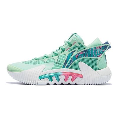 Li Ning Fan Wu 2 Low Παπούτσια Μπάσκετ Ανδρικά Αθλητικά Παπούτσια Πράσινο ABFT029-3