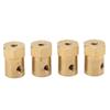 4Pcs RC Brass Coupler Extension Wheel Hub Combiner Coupler for WPL RC Car Replacement Repair