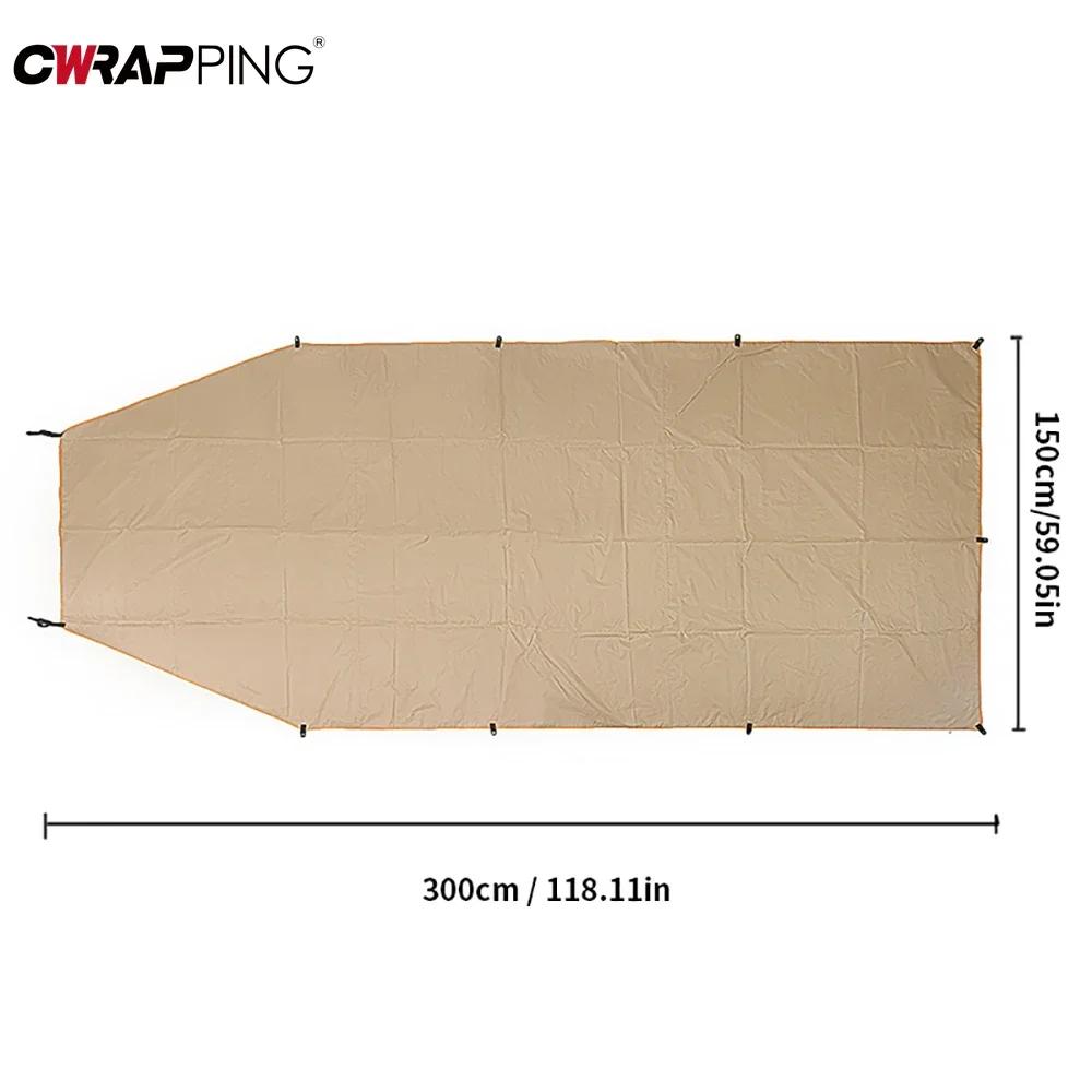 Outdoor Camping Car Awning Shade Sail Car Tail/Side Tent Canopy Sunscreen Oxford Cloth Waterproof Sunshade for Car Accessories