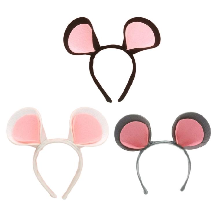 Cartoon Ear Hairband Roleplay Costume Props Halloween Hairhoop Women Accessories
