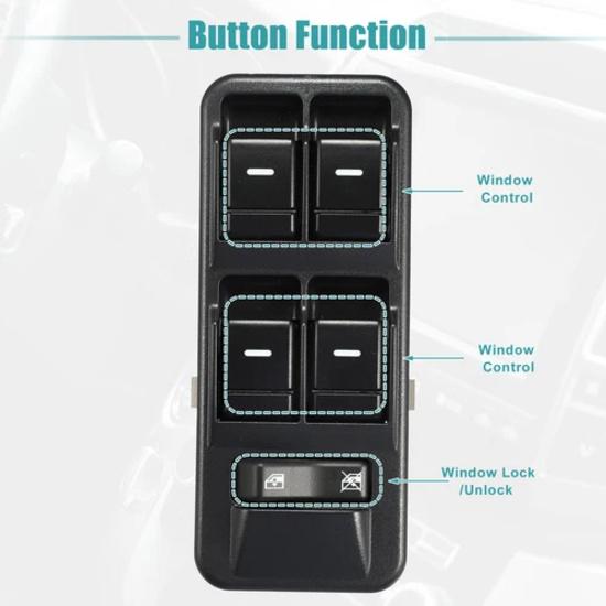For Land Rover LR3 Land Rover Range Rover Sport Driver Side Master Window Switch