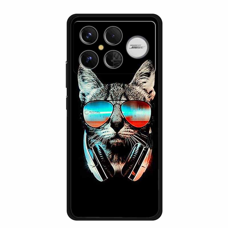 For Redmi K90 Pro Max Case Flowers Soft Silicone TPU Phone Cases for Xiaomi RedmiK90 Pro Max Shockproof Animals Protective Cover