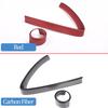 For Alfa Romeo Giulia Stelvio 2017 2018      ABS Plastic Front Grill Decoration Frame Car Accessories