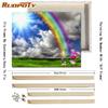 RUOPOTY Digital Natural Scenery Hand-Painted Art Gift Diy Digital Painting Set Room Decoration