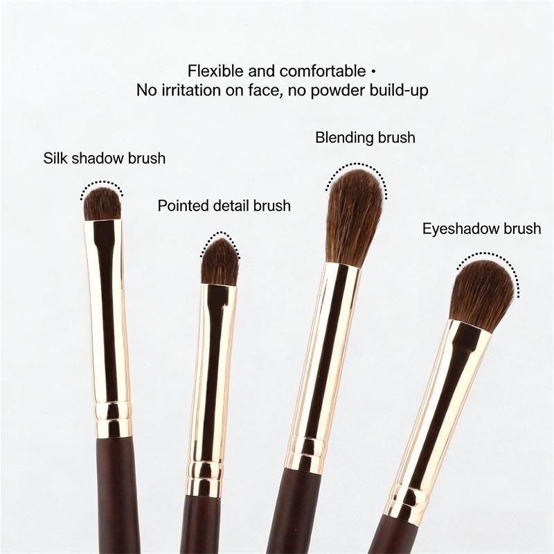 4pcs/5pcs Eyeshadow Professional Makeup Brushes Set Highlight Brush Sculpting brush Powder Brush Soft Cosmetic Tools