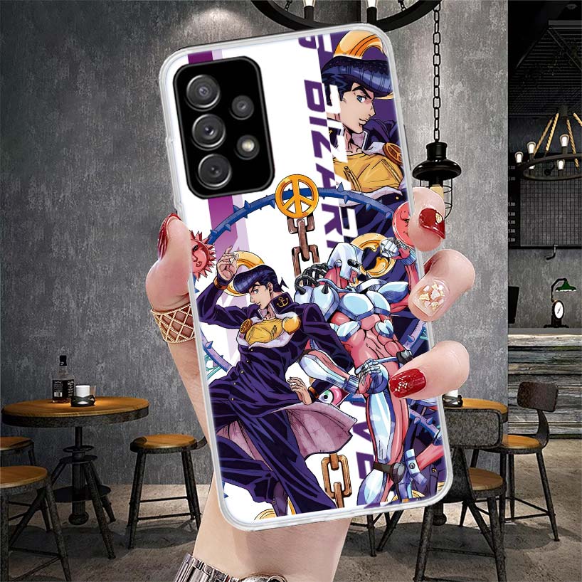 JoJo Bizarre Adventure Anime Phone Case For Samsung Galaxy A12 A22 A32 A52 A72 A02S A51 A50S A71 A70 A31 A20S Note 20 Ultra S10
