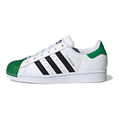 Lego x Superstar J Branco Verde Tênis Infantil Branco Nuvem Preto Núcleo H03957