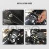 Harley Ultra Classic Street Glide Hydraulic Driver Backrest (2009-2020) - Motorcycle Accessory