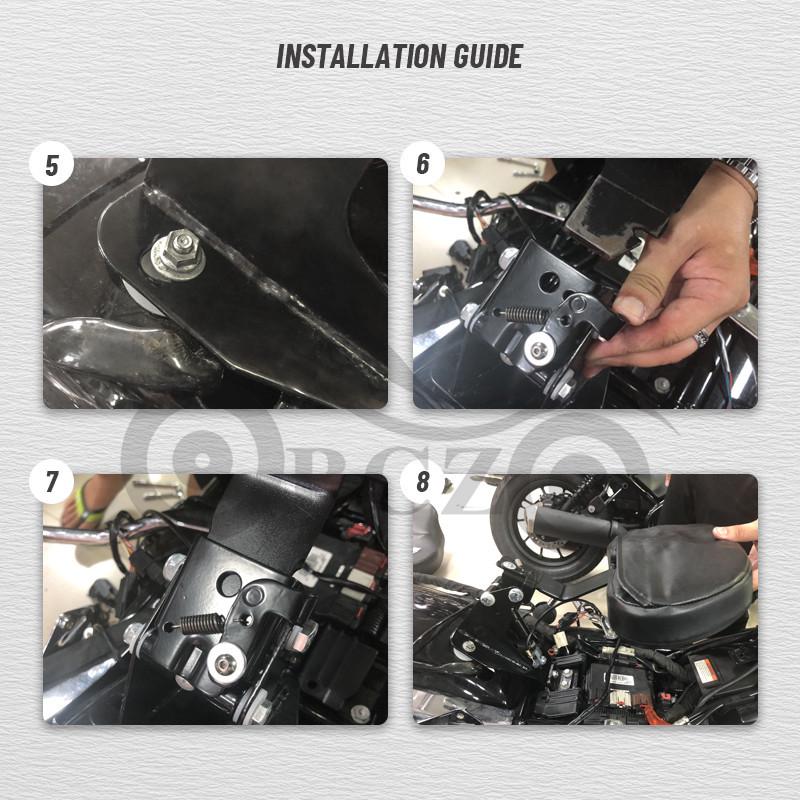 Harley Ultra Classic Street Glide Hydraulic Driver Backrest (2009-2020) - Motorcycle Accessory