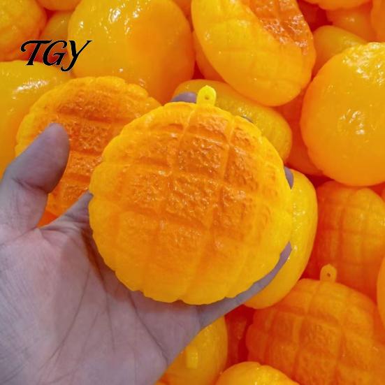 Stress Relief Gadgets Pineapple Bun Crust Squeeze Toy for DIY, Simulated Bread Toy, Fake Food Sensory Fidget Anxiety Reduction