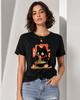 Japanese Lamian Noodles Cat Casual Funny Printed T-shirt Vintage Unisex's Round Neck Short Sleeve Casual T-shirt Clothing Top