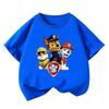 High-Quality Boys' Autumn Cartoon Print Short-Sleeve Round Neck Shirt