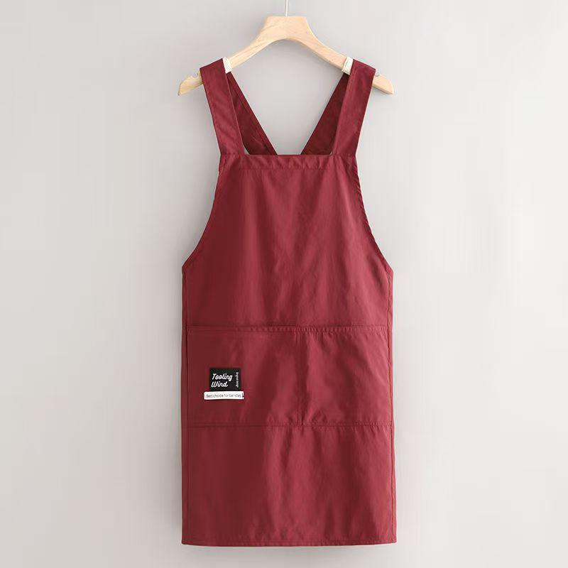 Lightweight Water-Repellent Kitchen Apron: Anti-Stain Waist Apron for Cooking, Catering, and Custom Workwear