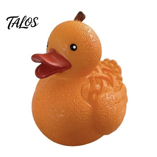 Decorative Lights Glowing Resin Duck Figurine with LED Light, Night Light for Living Room Handcrafted Decoration Bedroom Windowsill, Festive