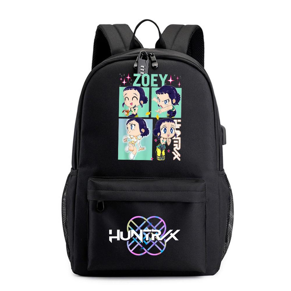 Anime Cartoon K-pop Printed Backpack for Teenager Student Girl Boy Bookbag Schoolbag Women Large Capacity Waterproof Travel Bag Kid Gift