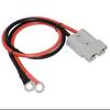 50A Double Pole 600V High Current Plug with 10 AWG Silicone Cable Electric Forklift Plug Quick Charging Connector