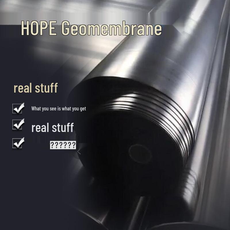 Vattentät geomembran för fiskdammar och vattenbruk