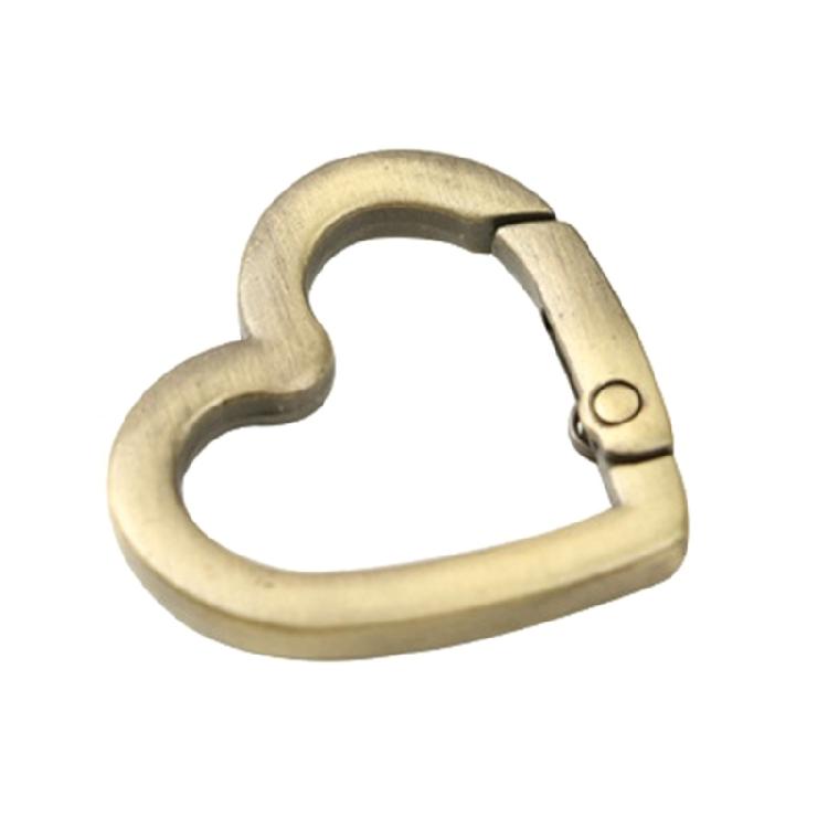 Karabiner Herzclip Verschluss Federkarabiner Schlüsselanhänger Schlüssel Organizer Clips