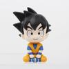 2Pcs Anime Dragon Ball Q Version Sitting Childhood Goku Vegeta Action Figure Car Decoration Statue Model Toys Children Gifts