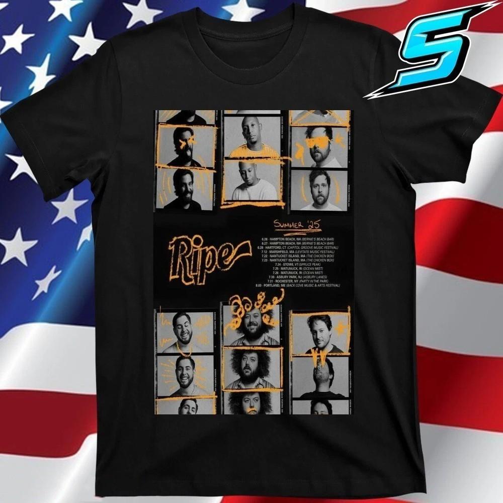

The Ripe Band Tour 2025 TShirt Cotton Gift for fAN FN1725 Unisex T-Shirt XL