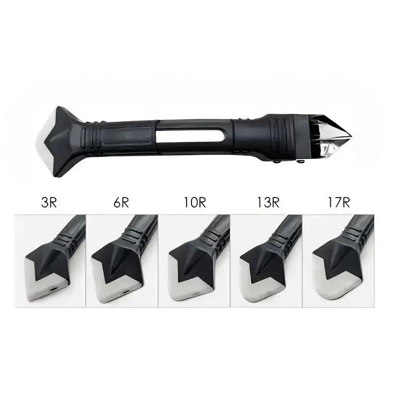 7-in-1 Silicone Scraper & Sealant Tool Set - Caulking Finisher, Grout Smoother, and Kit for Kitchen, Bathroom, Living Room