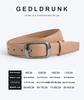 Women's Genuine Leather Belt: Stylish, Versatile Buckle, High-Grade Design for Jeans, Simple Cowhide.