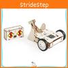 Wooden Assembled Remote Controlled Combat Vehicle With Rotating Sawtooth Toy Set